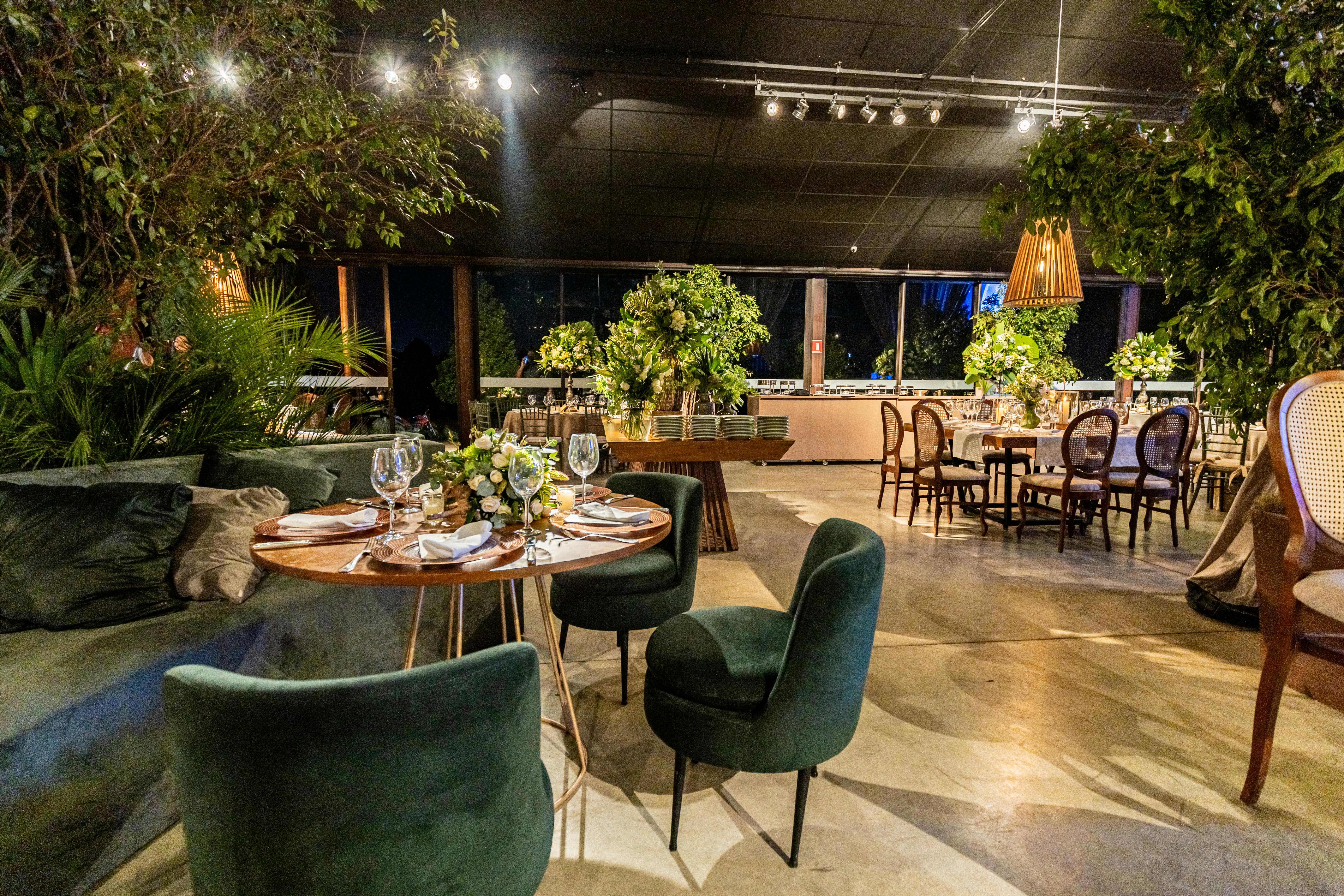dining in lounge area